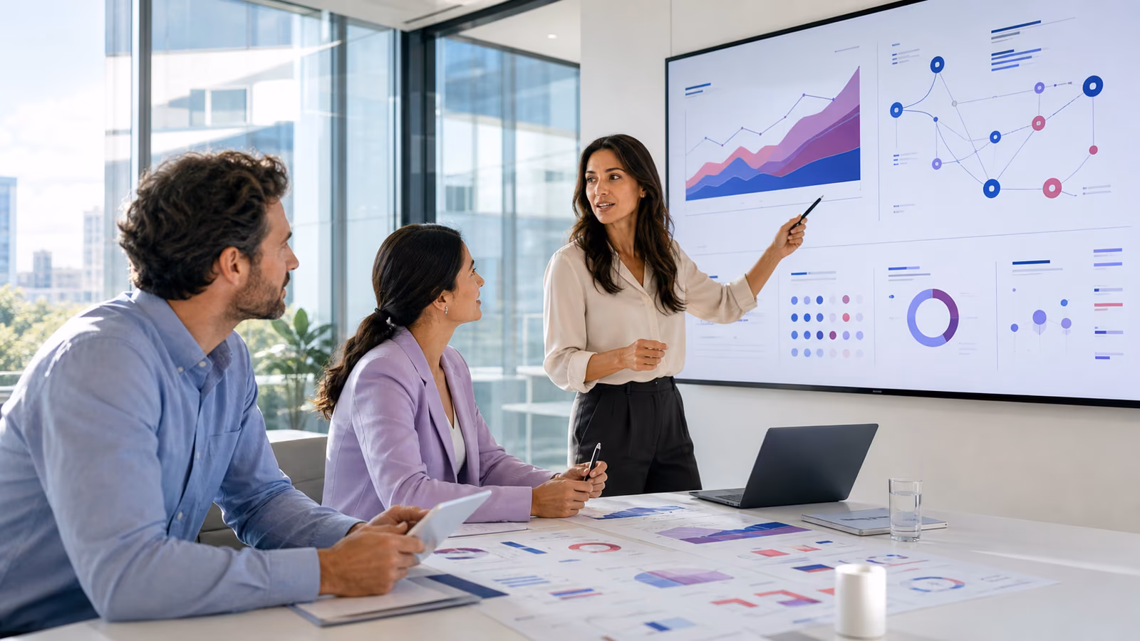 Analytics team turning governed operational data into a business decision
